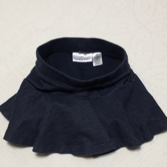 2T (5/$20) Denim-Look Stretch Cotton Skorts - Picture 3 of 5